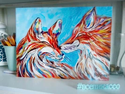 Лисы в интерьере 2